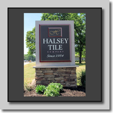 Halsey Tile Sign